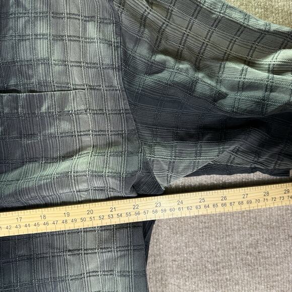 Tommy Bahama Black And Grey Striped 100% Silk Shirt‎ Size XL - Picture 4 of 6